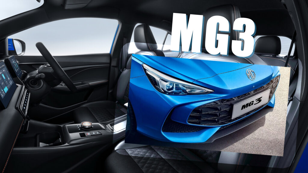 2024 MG3 Teases Interior With Dual Screens Ahead Of Geneva Motor Show Premiere